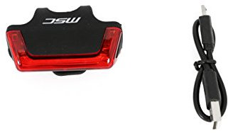 Msc Bikes Light Luz Trasera para Bicicleta, Negro, 40 Lumens
