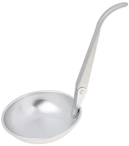 Tubayia Louche à soupe en alliage d'aluminium avec poignée pliable pour camping, pique-nique, randonnée, voyage