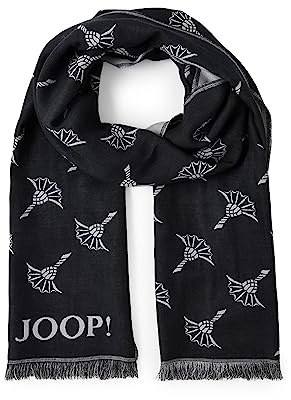 Joop! Herren Schal Feris schwarz/hellgrau One Size