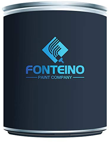 Fonteino Metalllack - Weiß - gebrauchsfertige Metallschutzfarbe Metallfarbe Buntlack für Metal, Eisen, Stahl, Aluminium, Zink etc. 2,5L