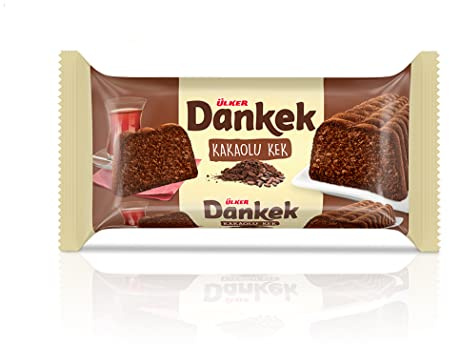 ÜLKER Dankek Teatime Kakaokuchen - Türkische Süssigkeit für die Tee- oder Kaffeepause oder als Adventskalender Süßigkeit - Halal Süßigkeit mit Kakao - 6 x 200 g