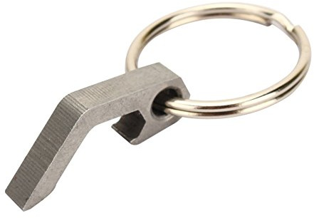 Keychain Bottle Opener, Portable Mini Stainless Steel Corkscrew Bottle Opener Keychain Beers Opener Outdoor Barbecue