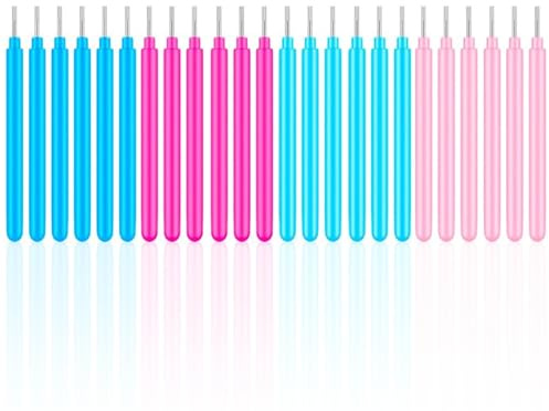 24 Carta Penna Quilling, Pennelli per quilling in acciaio inossidabile con manico in plastica multifunzione per lavori fai da te con carta, Lavori Artistici, Proget
