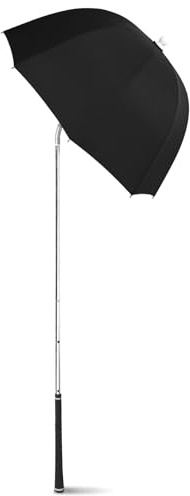 Fulynmen Golf Bag Umbrella for Club Protection - Rain Cover Flex Umbrella (Black)
