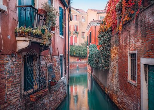 Ravensburger Puzzle Herbst in Venedig - 1000 Teile Puzzle für Erwachsene | 1000 Teile Puzzle, Erwachsenenpuzzle, Geschenk für Frauen und Männer
