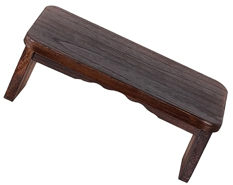 BESPORTBLE Meditationshocker Aus Holz Tragbar Und Faltbar Kniestuhl Für Meditation Klein Und Handlich Geeignet Für Park Strand Und Reisen