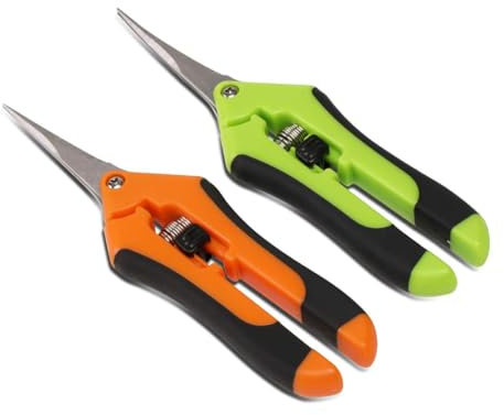 Cesoie da Potatura Professionali in Acciaio Inossidabile,Forbici da Giardinaggio per Potatura Bonsai,Cesoie per Potatura di Alberi,Piante,Fiori,Strumenti per Giardino