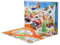 Hot Wheels Coches de juguete y conjunto de juego, calendario de Adviento de 2025 con 10 vehículos a escala 1:64, 10 clips de adorno y 14 accesorios de temática invernal, JCB47