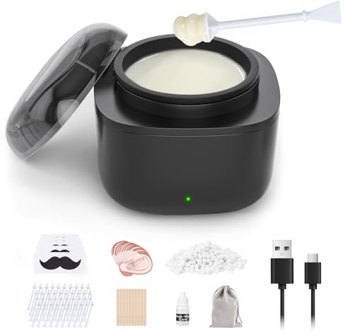 CAVSTORM Nose Wax Kit Men, Nose Hair Waxing Kit, 158°F Smart Temp Control