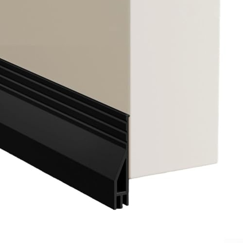 Multi-function Door Seal, Noise Proofing Door Seal for Soundproofing and Insect Protection (Black)
