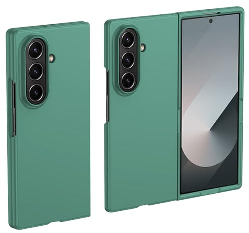 Topme Coque de téléphone Hard Skin pour Samsung Galaxy Z Fold 7 / Samsung Galaxy Z Fold7 2025 8.2, Manchon de Protection Antichoc en Polycarbonate - Vert foncé