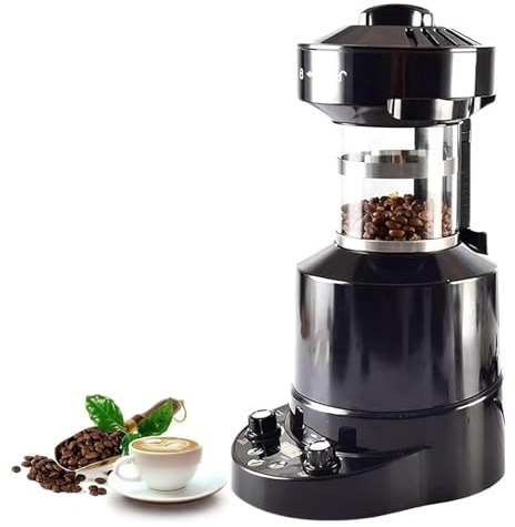 ZHJOPP Electric Coffee Roaster, Intelligent Automatic Coffee Bean Roaster, Adjustable Time and Temperature, Suitable for Coffee Shop Office