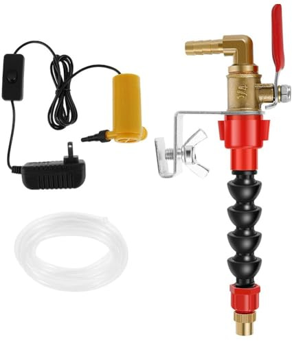 EpheyFIF Pulverizador de agua para eliminar el polvo, máquina de corte, pulverizador de agua con manguera y agua