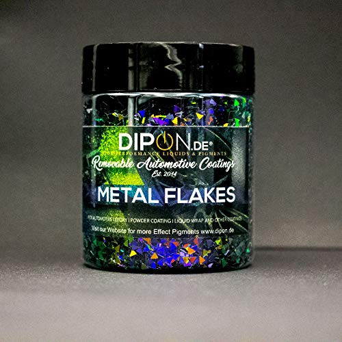 Effektpigment 3D Flip Flop Color Triangle Flake Glitter Polyester EFfekt Farbpigment für Epoxidharz Resin Epoxy Autolack Aquarell Seife Kunst Geode