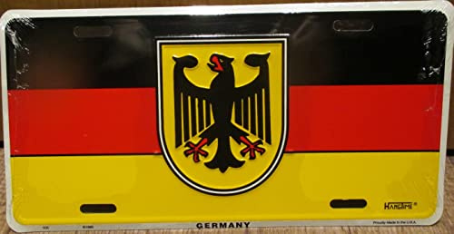 Hotrodspirit – Nummernschild, Flagge Deutschlands, Flagge License flach