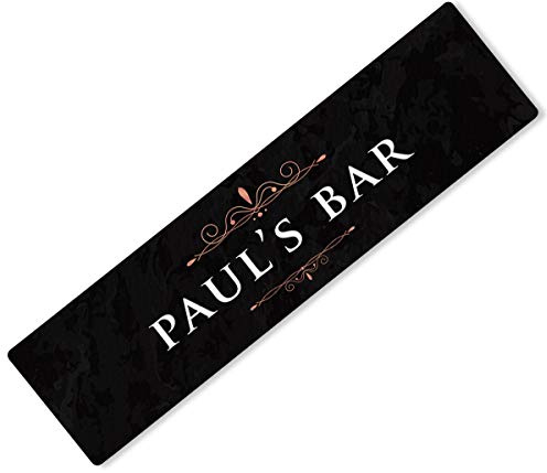 Daily Gifts Personalised Beer Mat Any Text Bar Runner Ideal Home Pub Cafe Occasion 173
