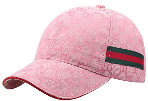 UKKD Cappellino da Baseball Fashion Trend di Berretto da Baseball Cappello Casuale Cotone per Gli Uomini E Le Donne in Quattro Colori Formato Registrabile Un Adulto,Rosa,Regolabile