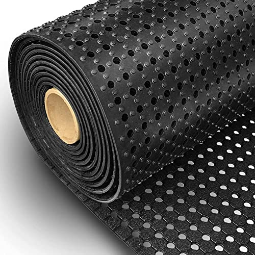 Anti-Rutsch-Gummiläufer für Schwimmbad, Küche & Industrie | Poolrunner | Für Innen- und Außenbereiche | Rutschhemmende Oberfläche (100 x 250 cm)