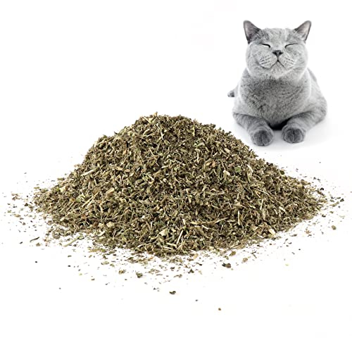 Glaublieb Katzenminze Getrocknet, Natürliche Catnip Katzengras, Verwendet als Snack für Füllung Katzenspielzeug, Fein Getrocknet und Versiegelt und Verpackt für eine Einfache Konservierung