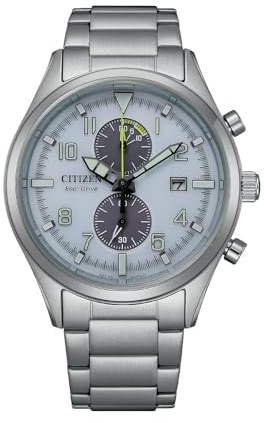 Citizen Crono Classic Eco Drive chronograph man watch in steel CA7028-81A