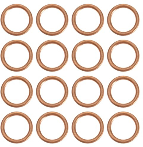 20pcs Entretoises de Vis Vidange d'huile pour Voiture Empêche Les Fuites d'huile Remplacement 16mm de Diamètre Intérieur N0138452 11137546275 9677491780 3639459 Compatible avec Audi