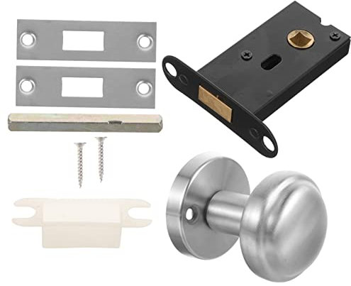 Veemoon Poignée De Porte Intérieure Acier Inoxydable Serrure Sans Clé Pour Portes De Cabinet Design Moderne Et Élégant Idéale Pour Salle De Bain Et Chambre