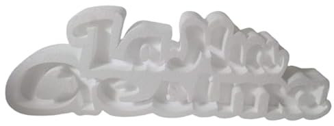 PORTACONFETTI Scritta LA MIA CRESIMA 60 cm Circa Contenitore in POLISTIROLO Vassoio Decorazione Party Festa