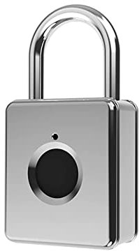 Candado de seguridad Candado inteligente sin llave, candado con huella dactilar recargable por USB, candado biométrico de Metal sin llave, candado inteligente con huella dactilar