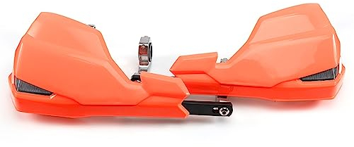 DZSJHGFDD Motorrad Handschutz Für Kawasaki Für SX Moto Dirt Bike Motocross Lenker Handprotektoren Hand Guards Blinker 7/8 22mm Oder 1-1/8 28mm Handschutz Motorrad(Orange)