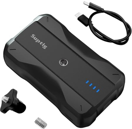 Suptig Portable Charger 9000mAh Battery Pack Power Bank Compatible for Gopro, Canon, Nikon, DJI osmo, Insta 360, Akaso More Camera, Phone etc.