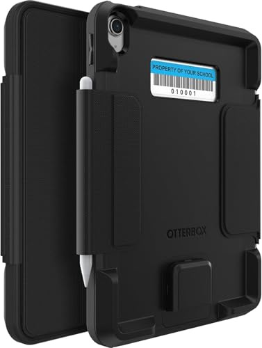 OtterBox Achiever Series Folio ST Schutzhülle für iPad (A16) und iPad 10. Generation, Schwarz ohne Display, robust und langlebig, Mehrfachbeschichtungsschutz