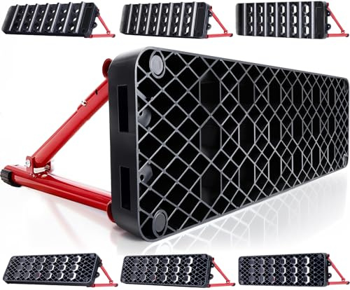 ZEALFEEL Soccer Rebounder Board, 6-in-1 Rebound Modes Portable Dual Surface Soccer Wall with 3 Adjustable Angles for Passing, Control & Reflex, Kick Back Wall Trainer Equipment for All Player Levels