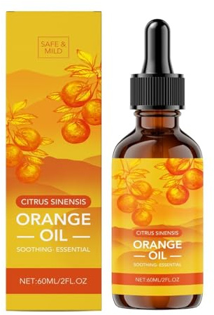 L'olio essenziale di arancia dolce biologico, un olio naturale per aromaterapia e massaggio corpo, è perfetto per aromaterapia e relax. Adatto a capelli, corpo, pelle, cuoio capelluto e diffusori