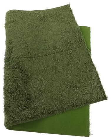 HIAKDOFT Tappetino per Substrato Rettile in Fibra Verde Riutilizzabile, Tappeto Naturale e Sicuro per Terrari di Rettili e Tartarughe
