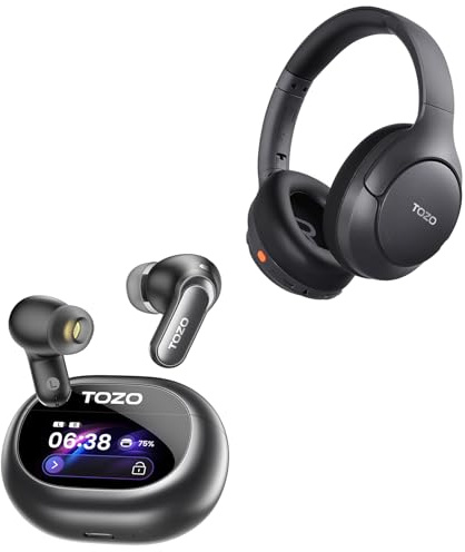 TOZO NC20 Pro Active Noise Cancelling Wireless Earbuds HT3 Active Noise Cancelling Bluetooth Headphones