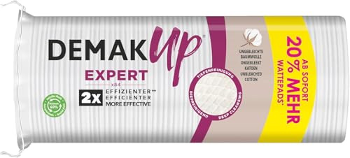 Demak‘Up Expert Wattepads Rund +20% Overfill 1 x 84 Pads | 35 Packungen