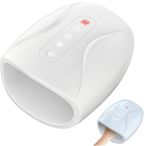 Massaggiatore elettrico per le mani Cordless 6 modalità 3 livelli con calore e compressione per artrite Sollievo dal tunnel carpale Portatile per donne uomini