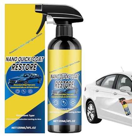 Tanxemery Spray Cere Per Auto - Liquido Rapido ad Alto Brillantezza 120ml - Spray Rivestimento Ceramico Per Veicoli,Adatto A Vetro Parabrezza Pneumatici Fascie Barca Camper Truck Detailing Garage