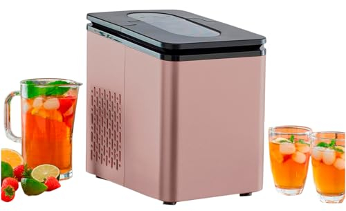 Neo 1.7L Automatic Electric Portable Home Kitchen Ice Cube Dispenser Maker Machine Counter Top Cocktails Drink Crusher Cold Freeze (Copper)
