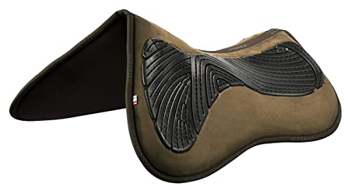 Acavallo Gel Pad Pocket & Memory Foam1/2 Pad, Größe:M, Farbe:braun