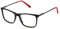 FILA Quadratisch Edelstahl Brillen in Schwarz Matt/Sandgestrahlt für Herren, Brille mit Sehstärke, optional mit Sonnenbrillen tönung oder Blaulichtfilter (Modell VFI720)