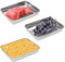 ZMDMAH Juego de 3 cuencos para pan, 23 x 20 x 5 cm, para frigoríficos, panierstrasse, bandeja para servir con tapa, recipiente para congelar, bandeja para horno para frutas, carne, pescado, pasteles