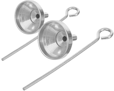 BESPORTBLE Mini Entonnoirs Pour Parfum 2 Pièces En Acier Inoxydable Compact Outil De Recharge Précis Pour Flacons Cosmétiques Usage Domestique Et Voyage