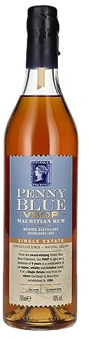Penny Blue - VSOP B. Bros - Rhum Vieux - 40% Alcool - Origine : Île Maurice - Bouteille 70 cl