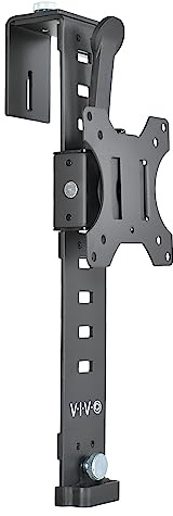 VIVO Mount-CUB1 VESA-Monitorhalterung mit Verstellbarer Klemme für 43,2 bis 81,3 cm (17 bis 32 Zoll) große Bildschirme, Schwarz