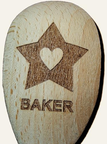 FastCraft BAKER SPOON BEECH WOOD BAKE OFF STAR PRIZE BAKING GIFT PRESENT