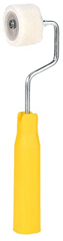 sourcing map Wolle Farbroller Pinsel 2cm für Haushalt Wandmalerei mit Kunststoff Griff