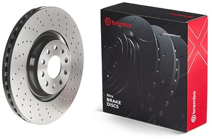 BREMBO 2x Bremsscheibe XTRA belüftet vorne 09.C306.1X | Kompatibel mit: AUDI A3, A3 Allstreet, A3 Cabriolet, A3 Limousine, A3 Limousine, A3 Sportback, A3 Sportback, A3 Sportback, Q2