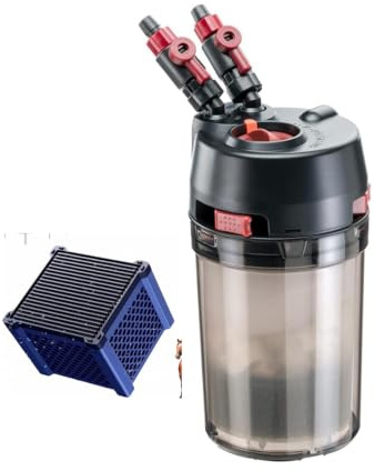 Filtro per tartarughe per acquario, filtro a basso livello, a cascata, filtro sommergibile per acquari (600 l/h) (nero)