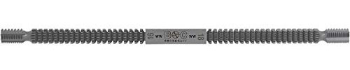BOHRCRAFT Whitworth 45010300002 - Lima de rosca universal (3/16-W, 3/4), color plateado
